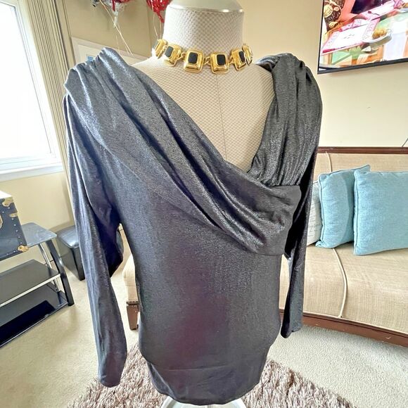 Lane Bryant Mettallic Pullover Dressy Sweater Plus Size 22/24 Holidays Christmas - Picture 4 of 15